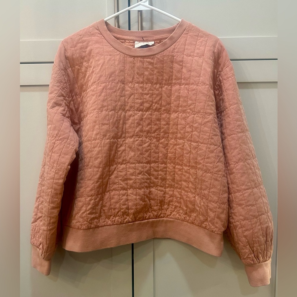 Universal Threads Quilted Crewneck Sweater-L